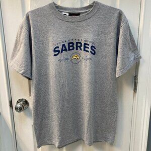 Vintage Buffalo Sabres NHL Old Time Sports All Guts No Glory T-shirt Size Large